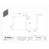 Wiegmann Interior Panel, 14 Gangs, Steel, Back Panel Box Type NP2424C