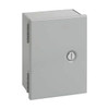 Flush Slotted Latch Electrical Enclosures, 14 in H, 4 in D, 12 in W, 1, Steel