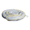 Pig Sorbent Sock, 16 gal, 3 in x 10 ft, Oil, White, 8 PK BOM406