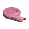 Pig Sorbent Sock, 9 gal, 3 in x 42 in, Acids, Bases, Unknowns, Pink, 12 PK 124CR