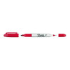 Sharpie Permanent Marker, Red, Twin Tip, 12 PK 32002
