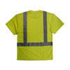 Radians T-Shirt, Type R Class 2, R, Birdseye Mesh, Hi-Vis Green, 3X ST11-2PGS-3X