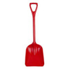 Remco Hygienic Square Point Shovel, Polypropylene Blade, 23 1/2 in L, Red 69814