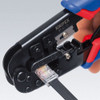 7 1-2 in Crimper RJ-11-12 (6-Poles) 9.65mm, RJ-45 (8-Poles) 11.68mm  97 51 10