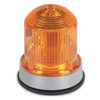 Warning Light, Amber, LED, 120V AC, 65 FPM, 3 1/4 in Dia.