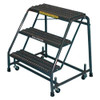 Ballymore 28 1-2 in H Steel Rolling Ladder, 3 Steps, 450 lb Load Capacity 326X