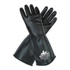 CP14R Chemical Resistant Gloves, Butyl, 14 in L, 14 mil, Black, L, 1 PR