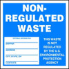 Accuform DOTHandlingLabel,White;Blue,Paper,PK100 MHZW14PSC