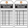 Tag, Inspection, Paper, 5 3-4 in H x 3 in W, Black on White, Rectangle, 100 PK  86675