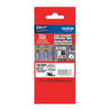 Brother Label/Ribbon Cartridge, White, 1-1/2 in W TZES261G