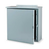 Padlockable Hasp Electrical Enclosures, 20 in H, 8 in D, 20 in W, 3R, Steel