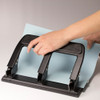 Officemate Heavy Duty Paper Punch,Three Hole,Blk 90089