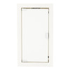 Fire Extinguisher Cabinet, Semi Recessed, 26 3/4 in Height, 10 lb