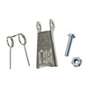Crosby Spring Latch,Stainless Steel,Silver 1090107