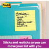 Post-It Super Sticky Notes,4x4 In.,Yellow,PK12 675-12SSCP