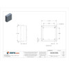 Captive Screws Electrical Enclosures, 12 in H, 4 in D, 12 in W, 1, Steel  SC121204GNK