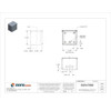 Padlockable Hasp Electrical Enclosures, 8 in H, 6 in D, 8 in W, 3R, Steel  RSC080806