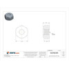 Nylon Insert Lock Nut, #8-32, Steel, Grade 2, Zinc Plated, 3-16 in Ht, 100 PK  U12423.016.0001