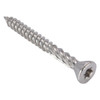 Deck Screw, #8 x 1-5/8 in, 18-8 Stainless Steel, Flat Head, Torx Drive, 200 PK