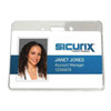 Sicurix Government Badge Holder,Horizontal,PK50 BAU 67870