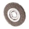 Weiler Wire Wheel Wire Brush, Arbor, 10", 0.020 " 96030