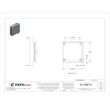 1-4 Turn Latch Electrical Enclosures, 12 in H, 4 in D, 12 in W, 1, Steel  N1C121204