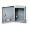 1-4 Turn Latch Electrical Enclosures, 14 in H, 6 in D, 12 in W, 1, Steel  N1C121406