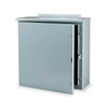 Padlockable Hasp Electrical Enclosures, 16 in H, 6 in D, 12 in W, 3R, Steel
