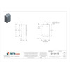 Padlockable Hasp Electrical Enclosures, 16 in H, 6 in D, 12 in W, 3R, Steel  RHC161206