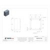 Captive Screws Electrical Enclosures, 12 in H, 6 in D, 12 in W, 1, Steel  SC121206NK