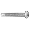 Sheet Metal Screw, #6 x 1-2 in, Zinc Plated Steel Pan Head Torx Drive, 100 PK  400880