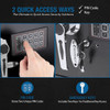 Depository Safe with Digital Keypad with Key Backup 51 lb, 2.3 cu ft, Steel  AX11930