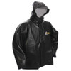 Viking Rain Jacket w-Hood,0.75mm PVC,Green,XL 7125J-XL