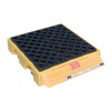 Spill Deck, 77 gal Spill Capacity, 1 Drums, 1,500 lb Load Capacity, Polyethylene