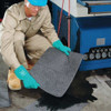 Pig Sorbent Pad, 11 gal, 15 in x 20 in, Universal, Gray, Polypropylene MAT170