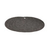 Pig Sorbent Pad, 0 gal, 22 in Dia., Universal, Gray, 5 PK 25102