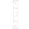 Siemens Auxiliary Contact Block,1NO,1NC 3RH29111DA11