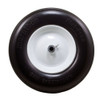 Marastar Flat Free Wheel, Polyurethane, 500lb, White 00063