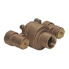 Emergency Mixing Valve, Brass, Yellow, For Use With, Eyewashes, Showers  9201E