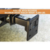 2 Inch Pintle Hitch Mounting Plate - 2 Position, 10 Inch Shank  PM105
