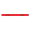 Barricade Tape, Danger, Red, 2 in Wide x 180 ft Length, Vinyl, 4 mil