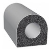 Trim-Lok Rubber Seal, D-Shaped, 0.5"W x 100 ft. X101BT-100
