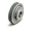 1-1/8 in Fixed Bore 1 Groove V-Belt Pulley 4.25 in OD