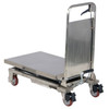 Manufacturer Varies Scissor Lift Cart,220 lb.,SS,Fixed CART-200-D-PSS