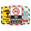 Tarifold Sign Holder, Yellow-Black, Magnetic, PK2 P194944