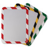 Tarifold Sign Holder, Yellow-Black, Magnetic, PK2 P194944