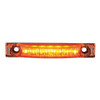 Maxxima Clearance Marker Light,LED,0.6In H,Clear M20341YCL