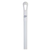 Vikan 67" Color Coded Handle, 1 1/4 in Dia, White, Polypropylene 29645