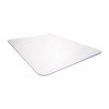 Floortex Chair Mat 47"x35", Rectangular Shape, Clear, for Hard Floor FC128919ER