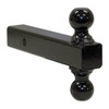 Dual Ball Hitch Solid Shank With Black Balls (2 in., 2-5/16 in.)